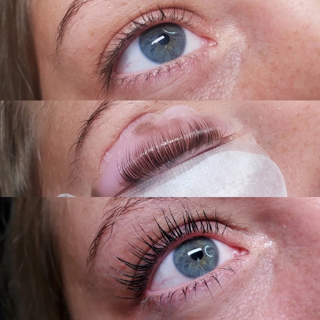 Lash lift & tint result